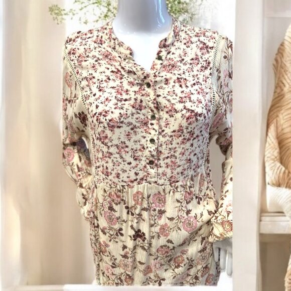 NWOT- Floral Button-Down Dress- Knox Rose - Picture 3 of 4